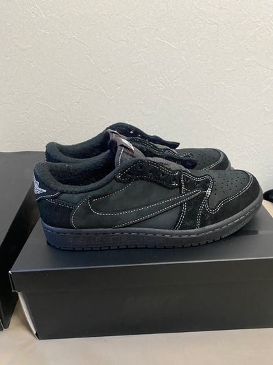 Travis Scott × Nike Air Jordan 1 Low OG SP "Black Phantom"