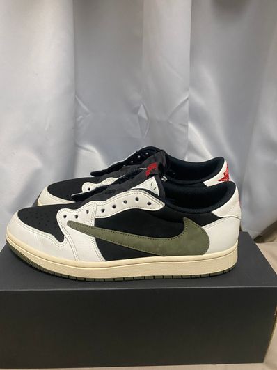 Travis Scott × Nike Women's Air Jordan 1 Low OG "Medium Olive"