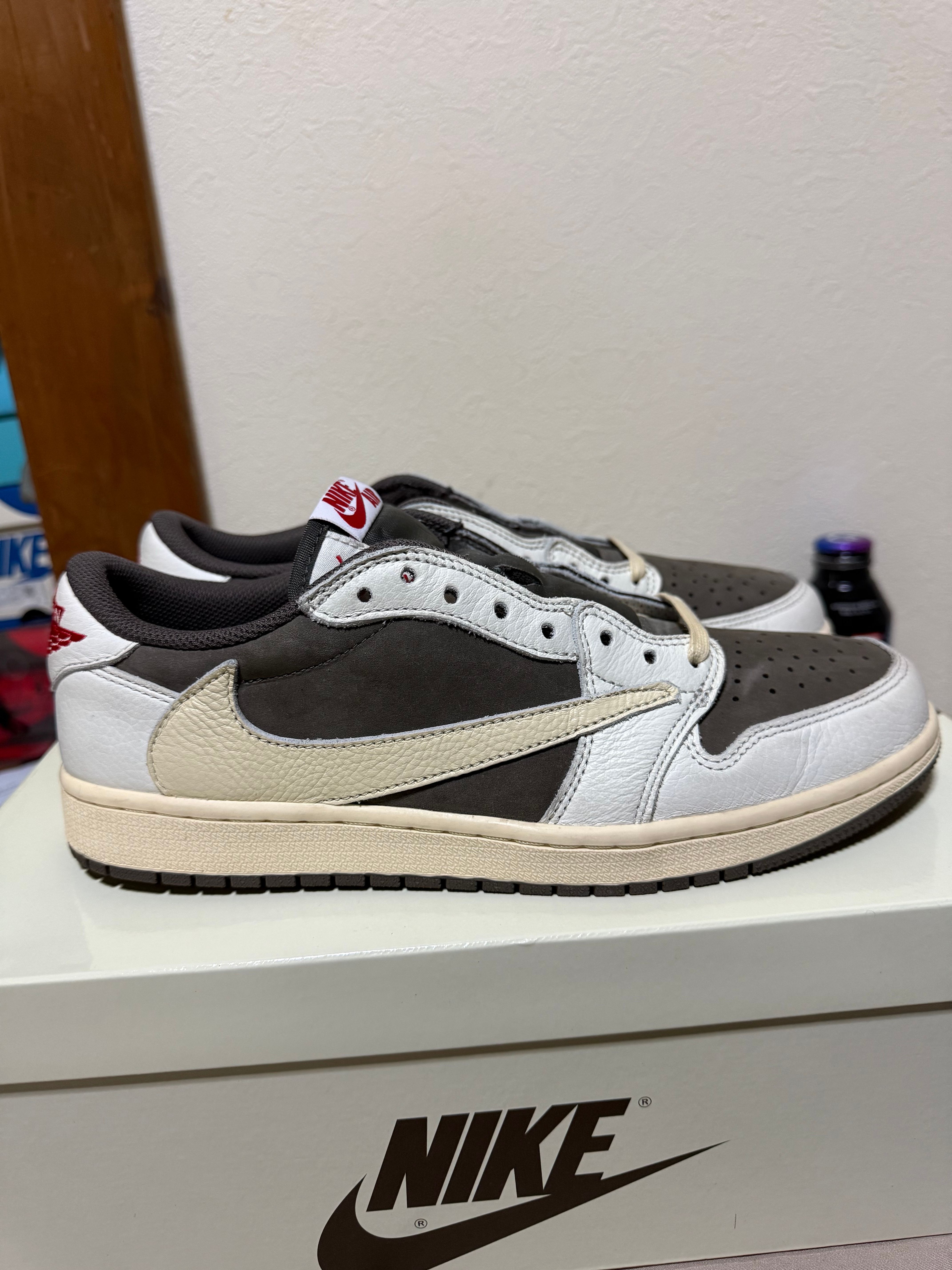 Travis Scott × Nike Air Jordan 1 Low OG SP "Reverse Mocha/Sail and Ridgerock"