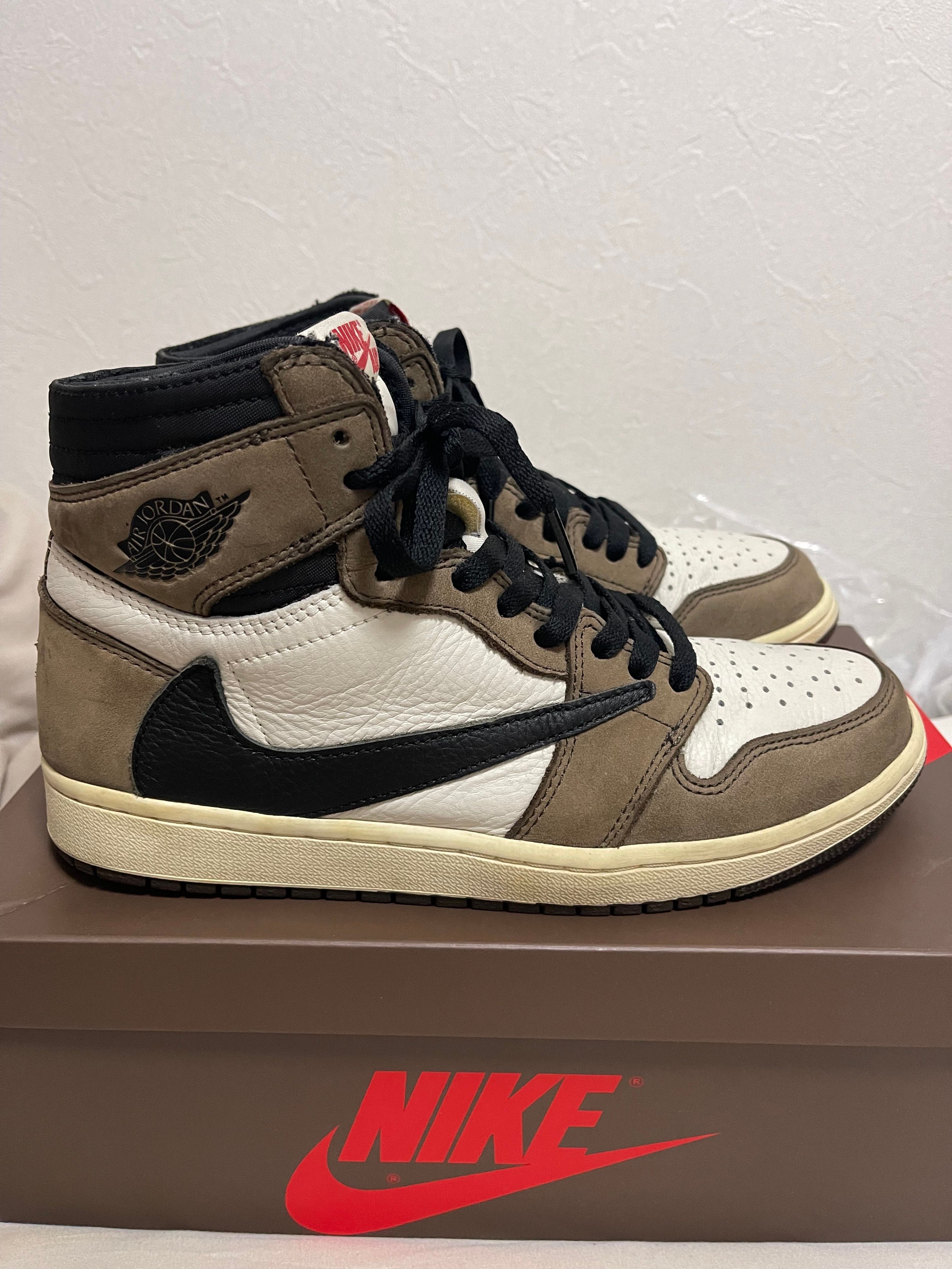 Travis Scott × Nike Air Jordan 1 Retro High OG TS SP "Sail/Dark Mocha"