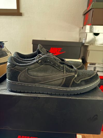 Travis Scott × Nike Air Jordan 1 Low OG SP "Black Phantom"
