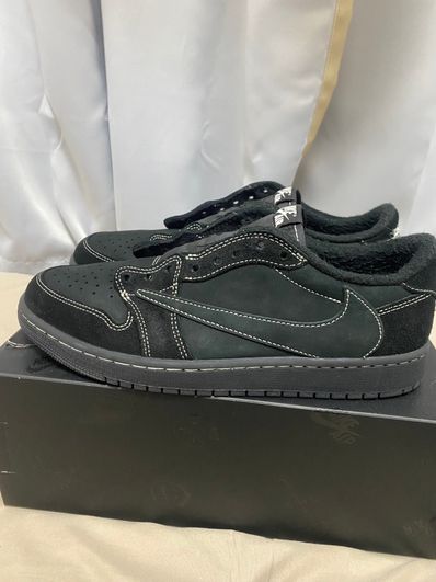 Travis Scott × Nike Air Jordan 1 Low OG SP "Black Phantom"