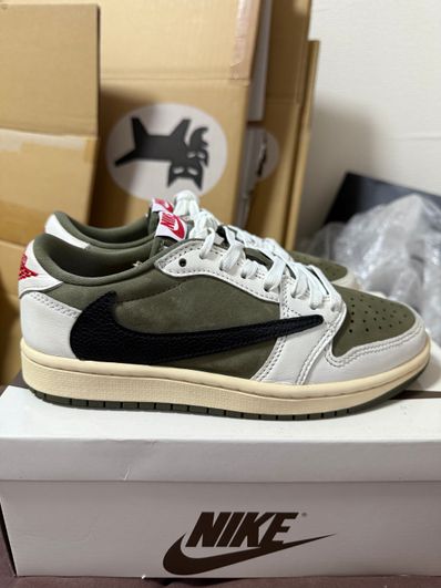 Travis Scott × Nike Air Jordan 1 Low OG SP "Reverse Olive"