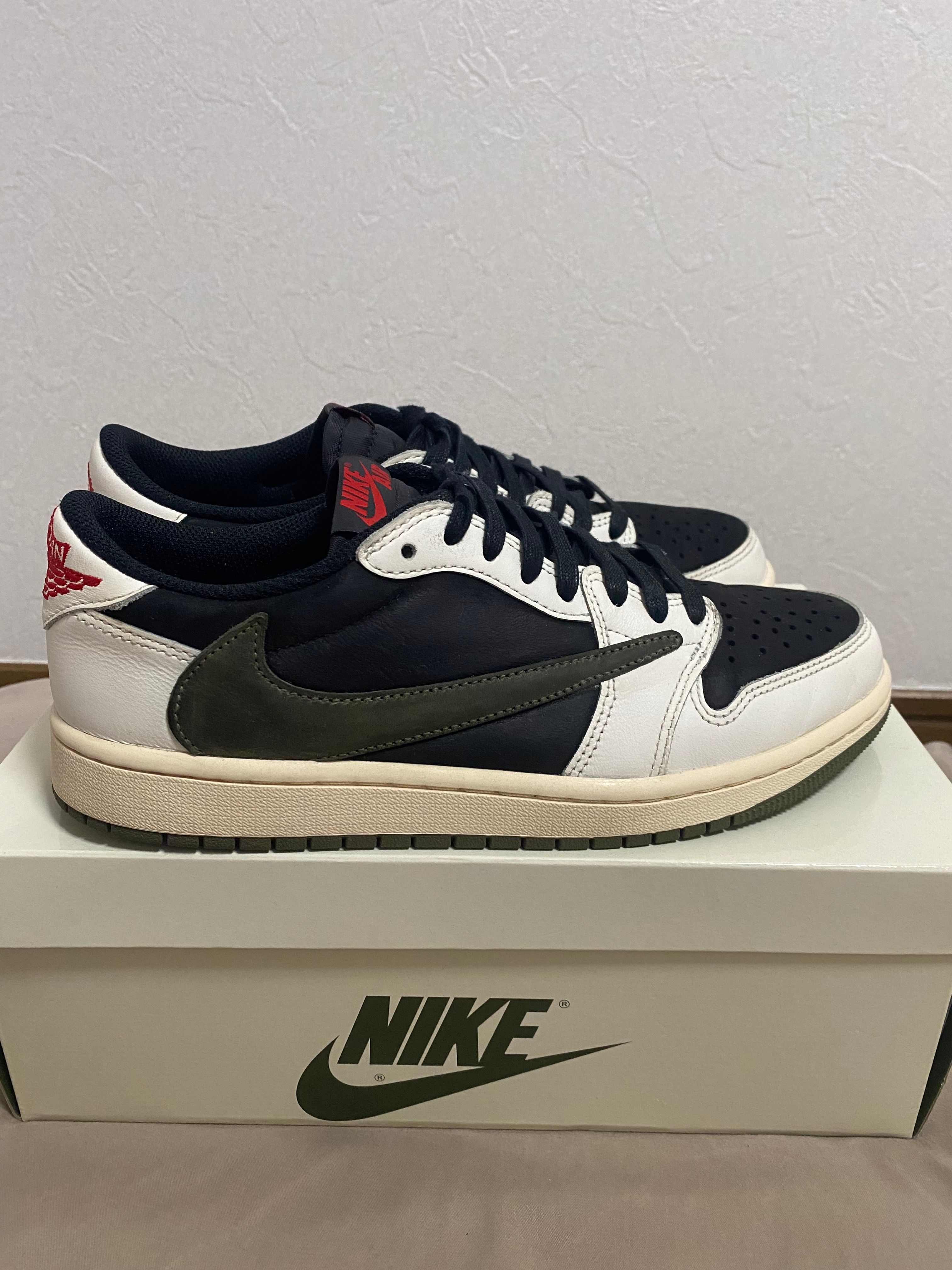 Travis Scott × Nike Women's Air Jordan 1 Low OG "Medium Olive"