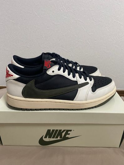 Travis Scott × Nike Women's Air Jordan 1 Low OG "Medium Olive"