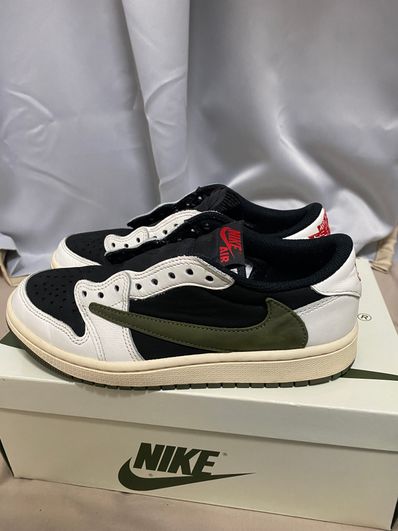 Travis Scott × Nike Women's Air Jordan 1 Low OG "Medium Olive"