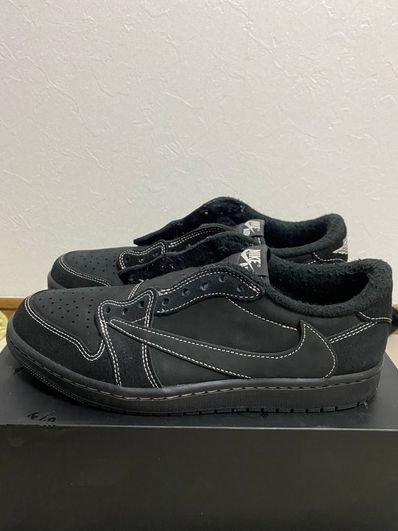 Travis Scott × Nike Air Jordan 1 Low OG SP "Black Phantom"