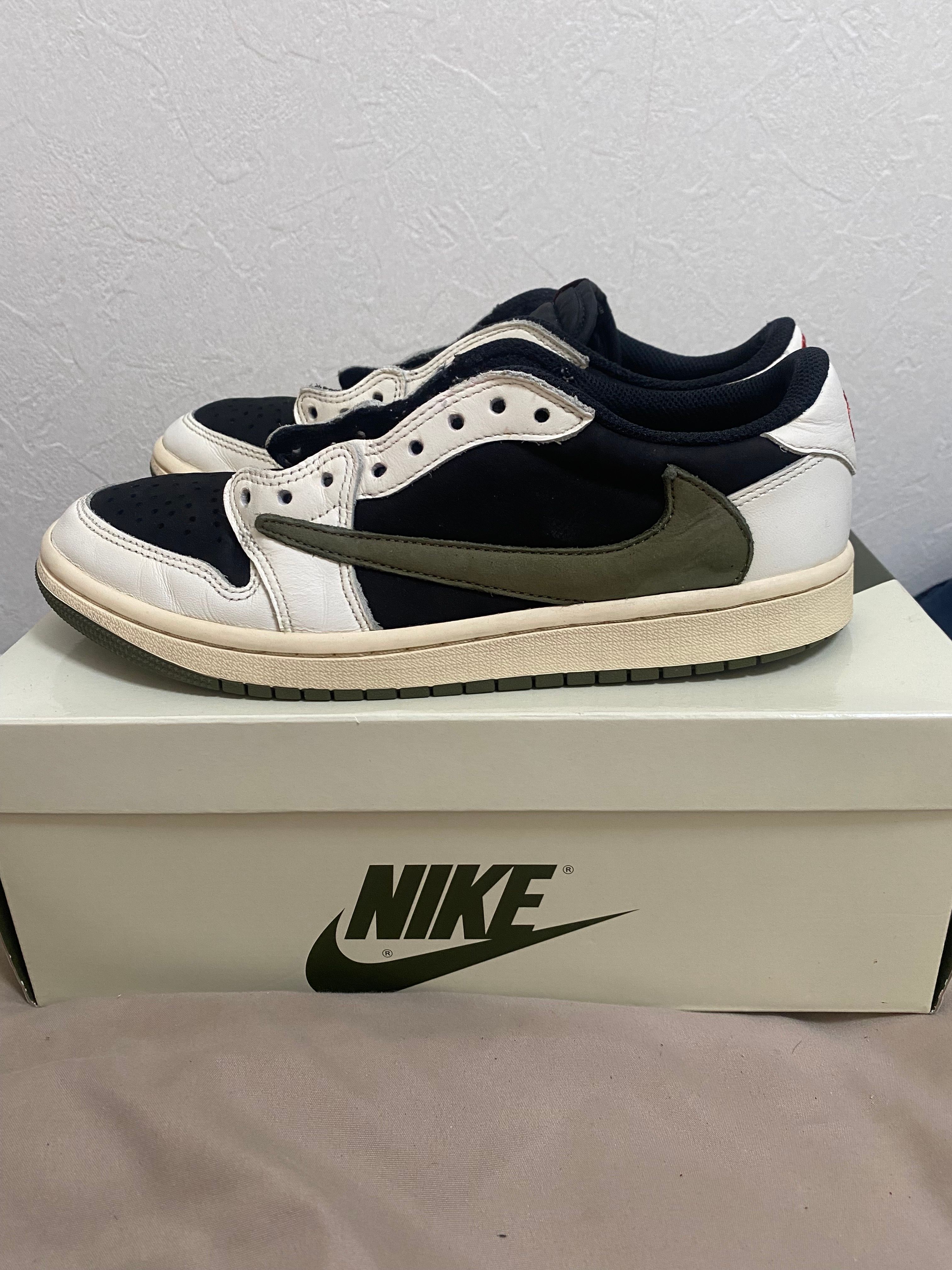Travis Scott × Nike Women's Air Jordan 1 Low OG "Medium Olive"