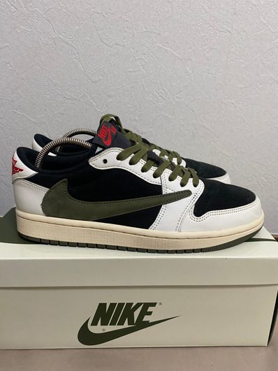 Travis Scott × Nike Women's Air Jordan 1 Low OG "Medium Olive"