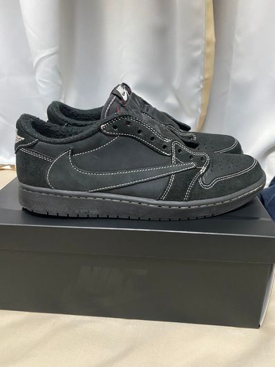 Travis Scott × Nike Air Jordan 1 Low OG SP "Black Phantom"