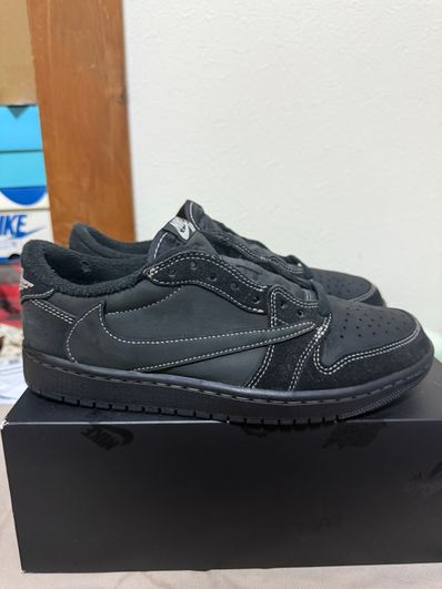 Travis Scott × Nike Air Jordan 1 Low OG SP "Black Phantom"