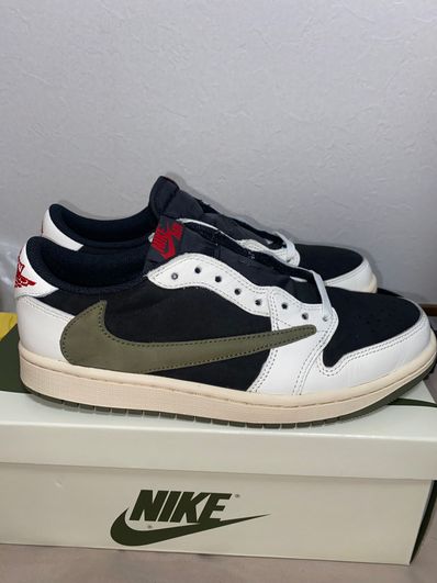 Travis Scott × Nike Women's Air Jordan 1 Low OG "Medium Olive"