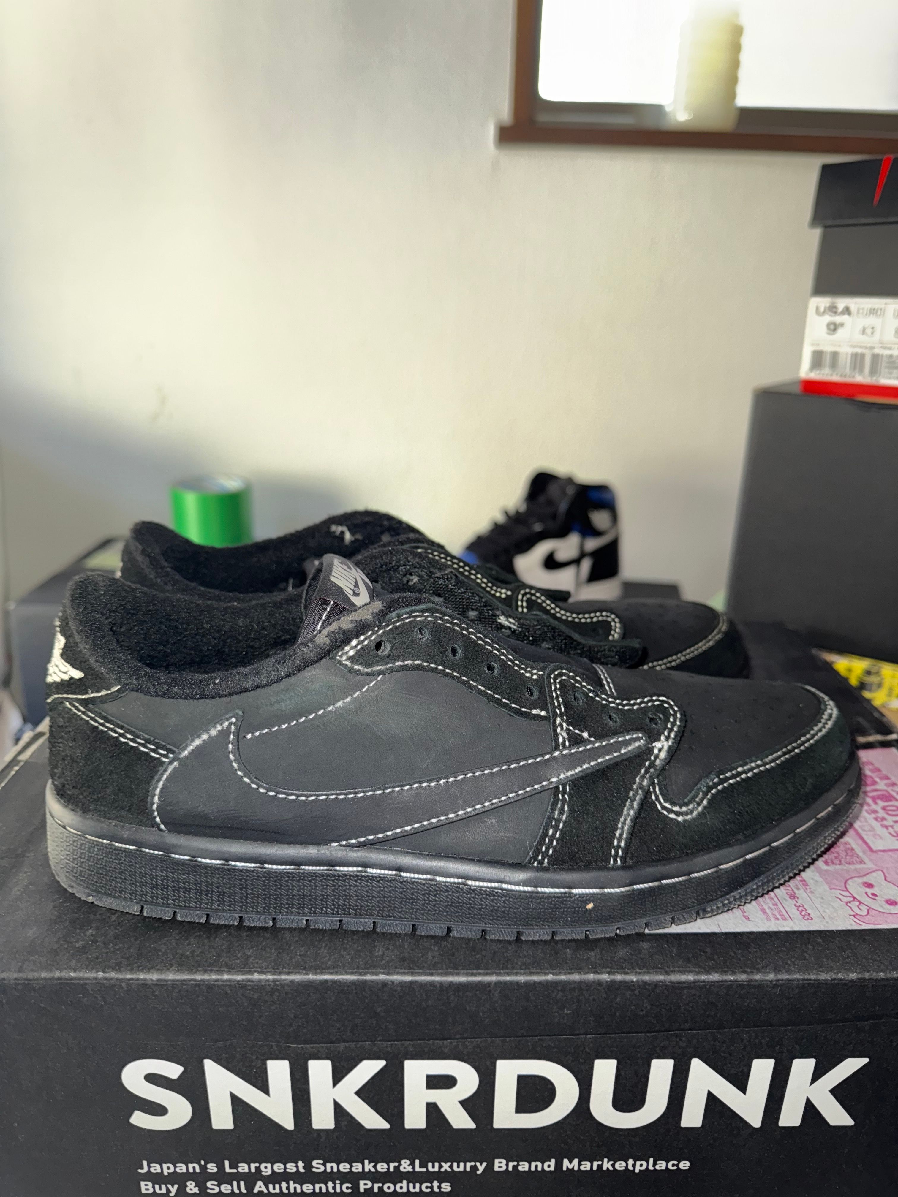 Travis Scott × Nike Air Jordan 1 Low OG SP "Black Phantom"