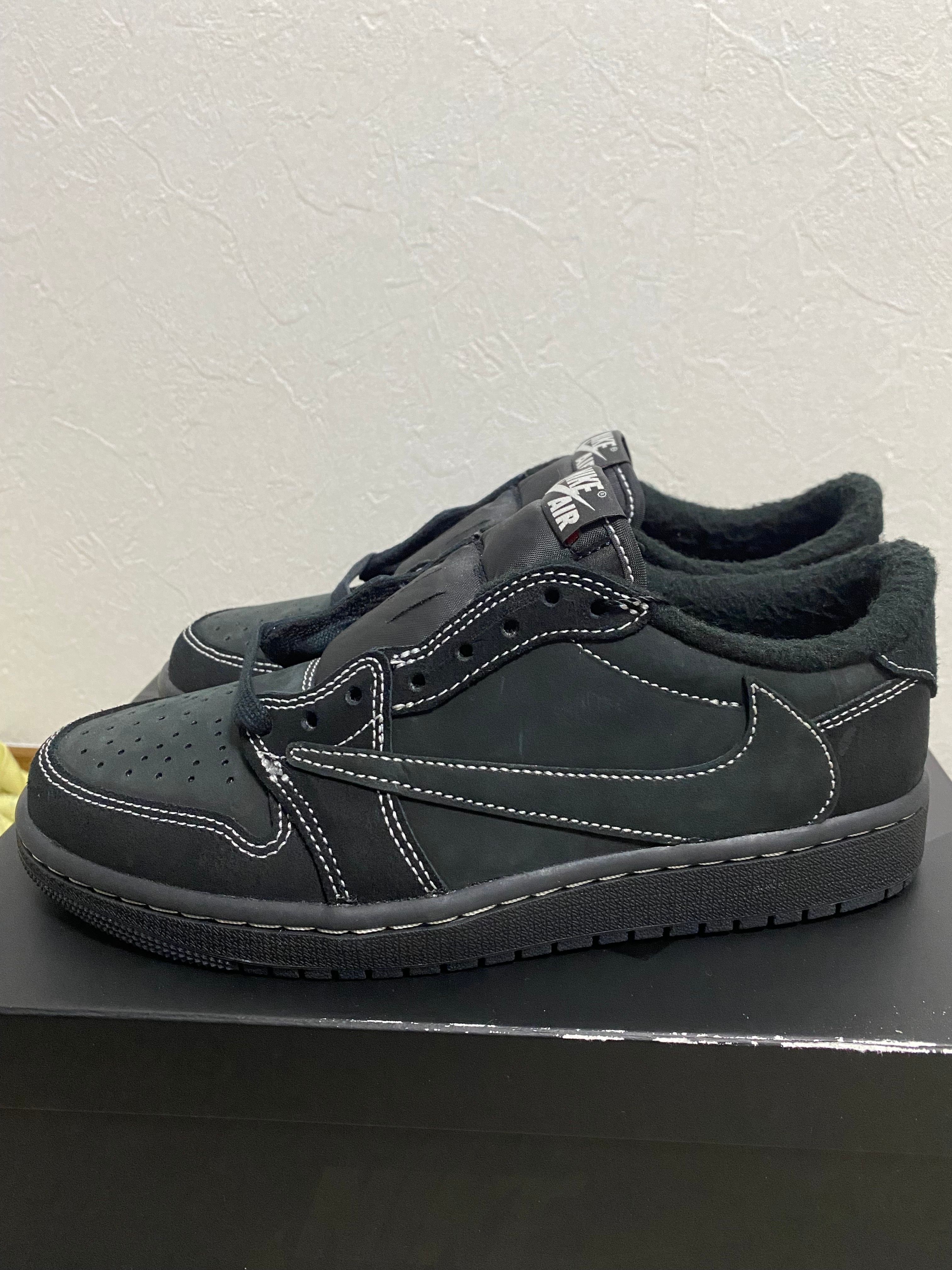 Travis Scott × Nike Air Jordan 1 Low OG SP "Black Phantom"