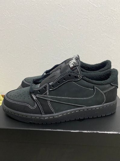 Travis Scott × Nike Air Jordan 1 Low OG SP "Black Phantom"