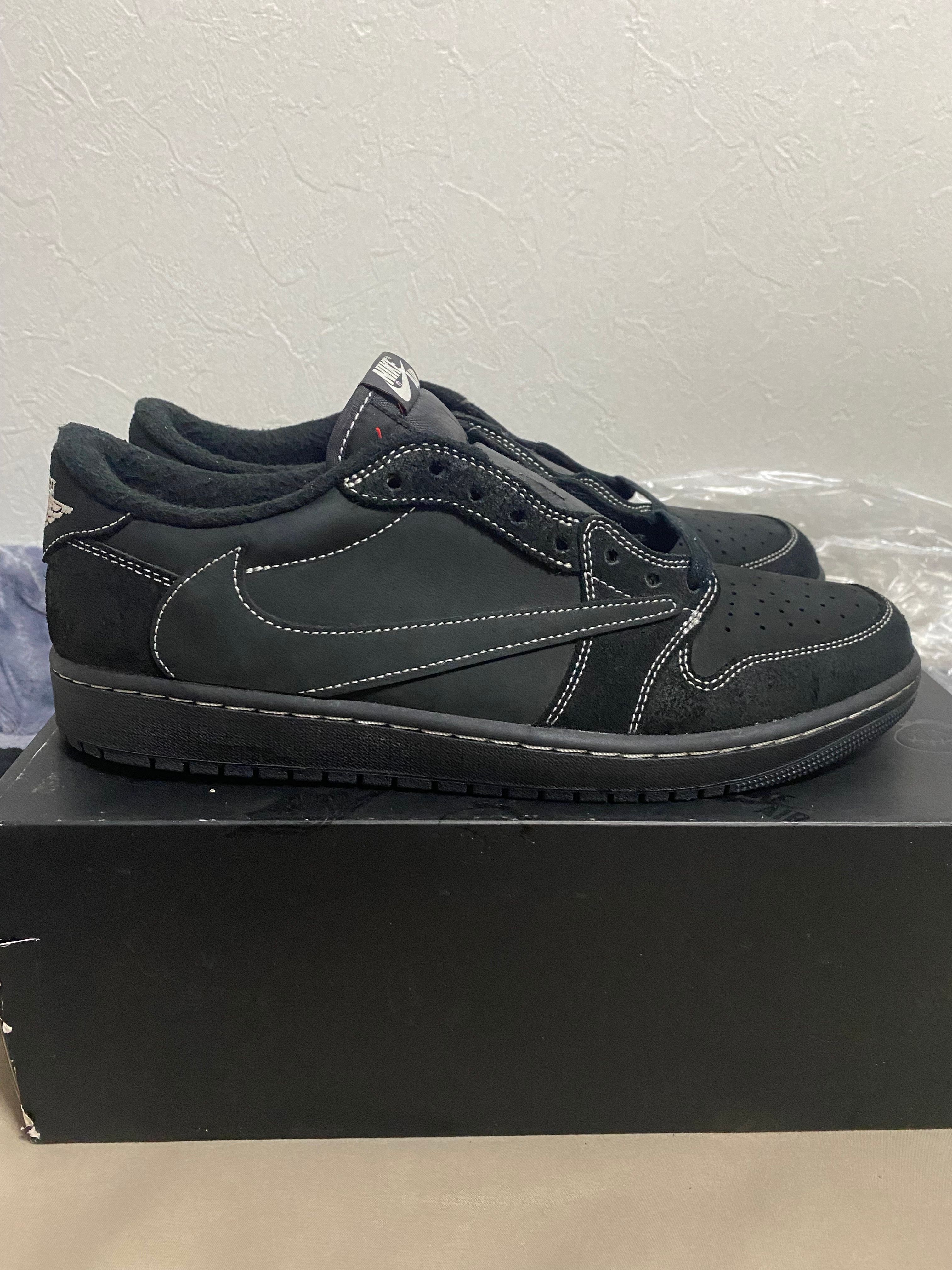 Travis Scott × Nike Air Jordan 1 Low OG SP "Black Phantom"