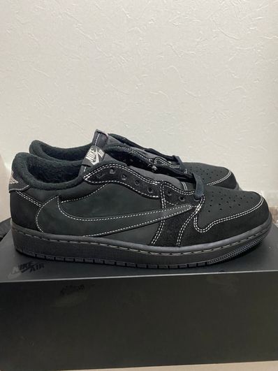 Travis Scott × Nike Air Jordan 1 Low OG SP "Black Phantom"