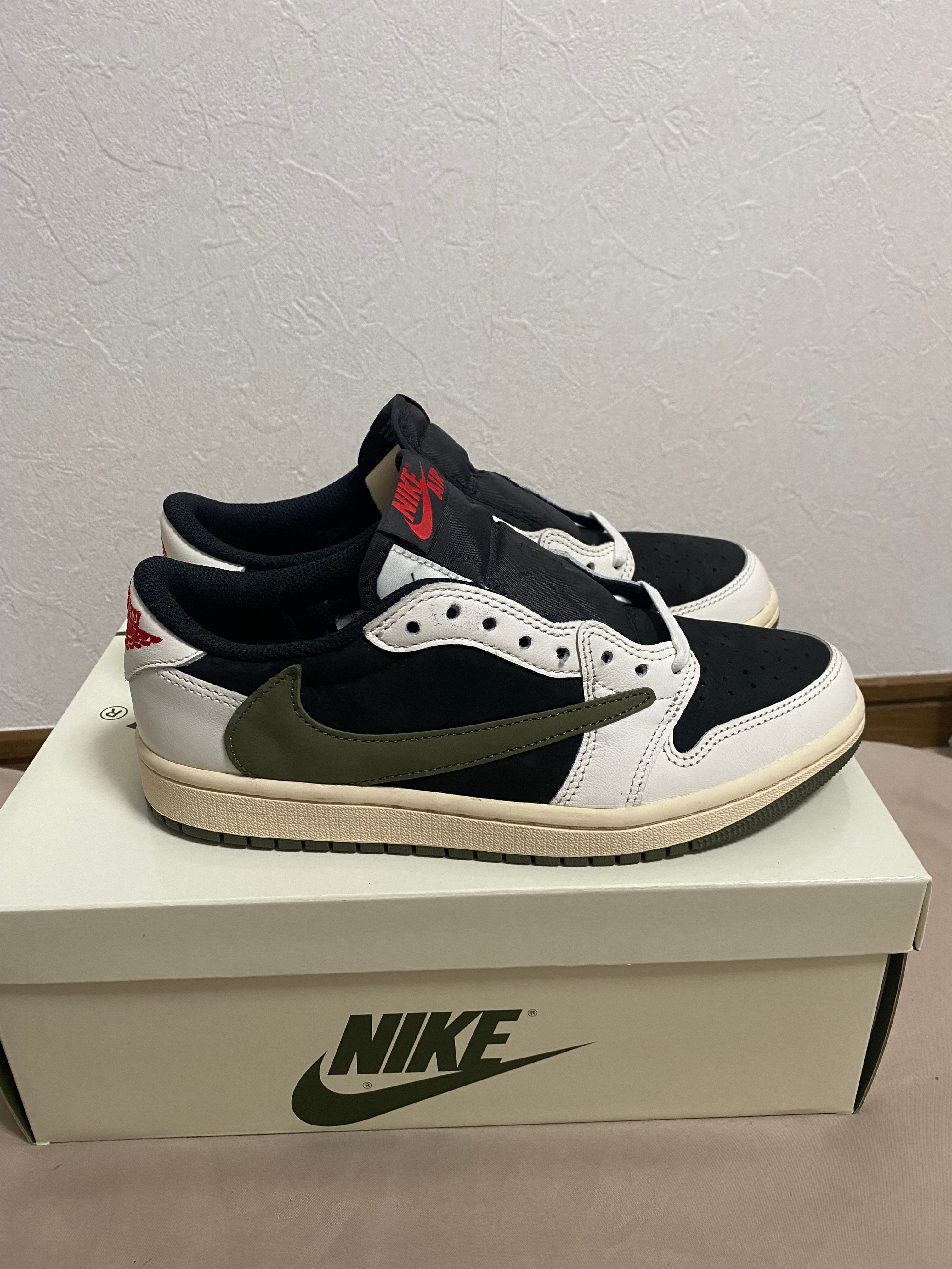 Travis Scott × Nike Women's Air Jordan 1 Low OG "Medium Olive"