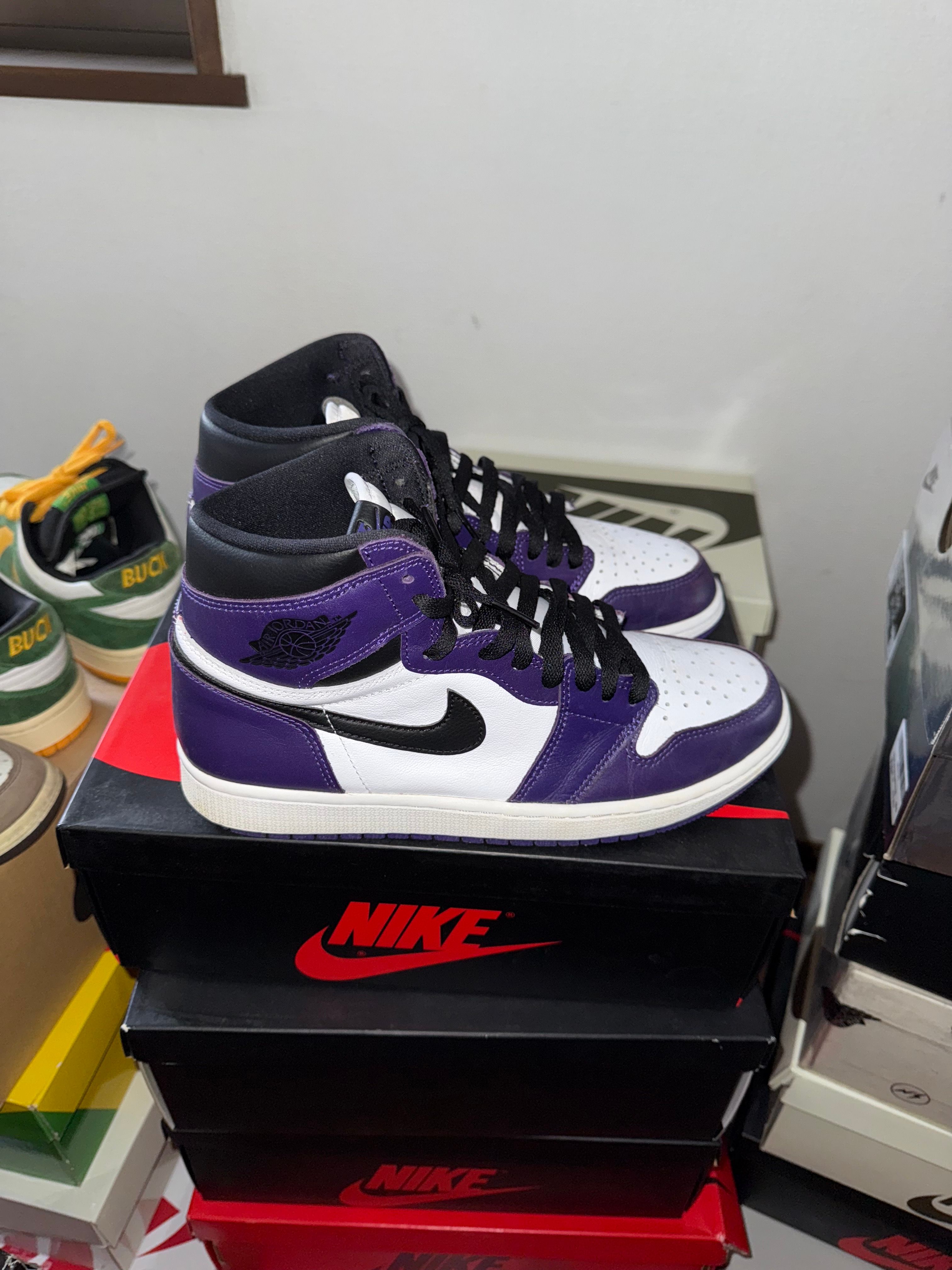 Nike Air Jordan 1 Retro High OG "Court Purple White/Black" (2020)   