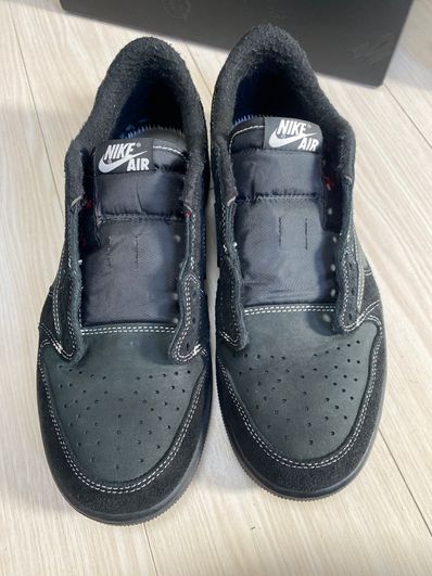 Travis Scott × Nike Air Jordan 1 Low OG SP "Black Phantom"