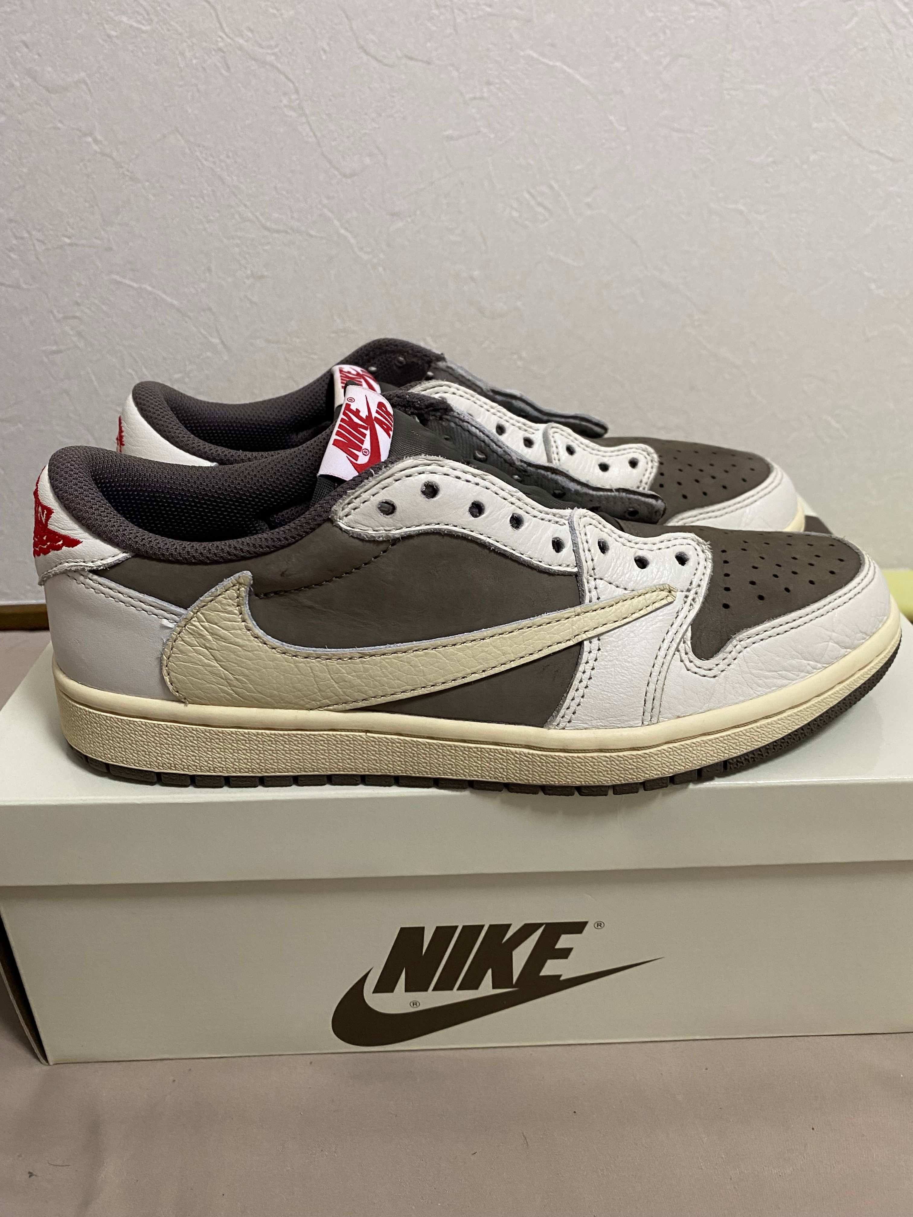 Travis Scott × Nike Air Jordan 1 Low OG SP "Reverse Mocha/Sail and Ridgerock"
