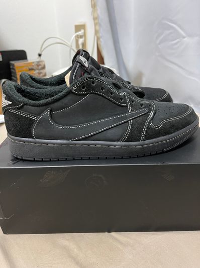 Travis Scott × Nike Air Jordan 1 Low OG SP "Black Phantom"