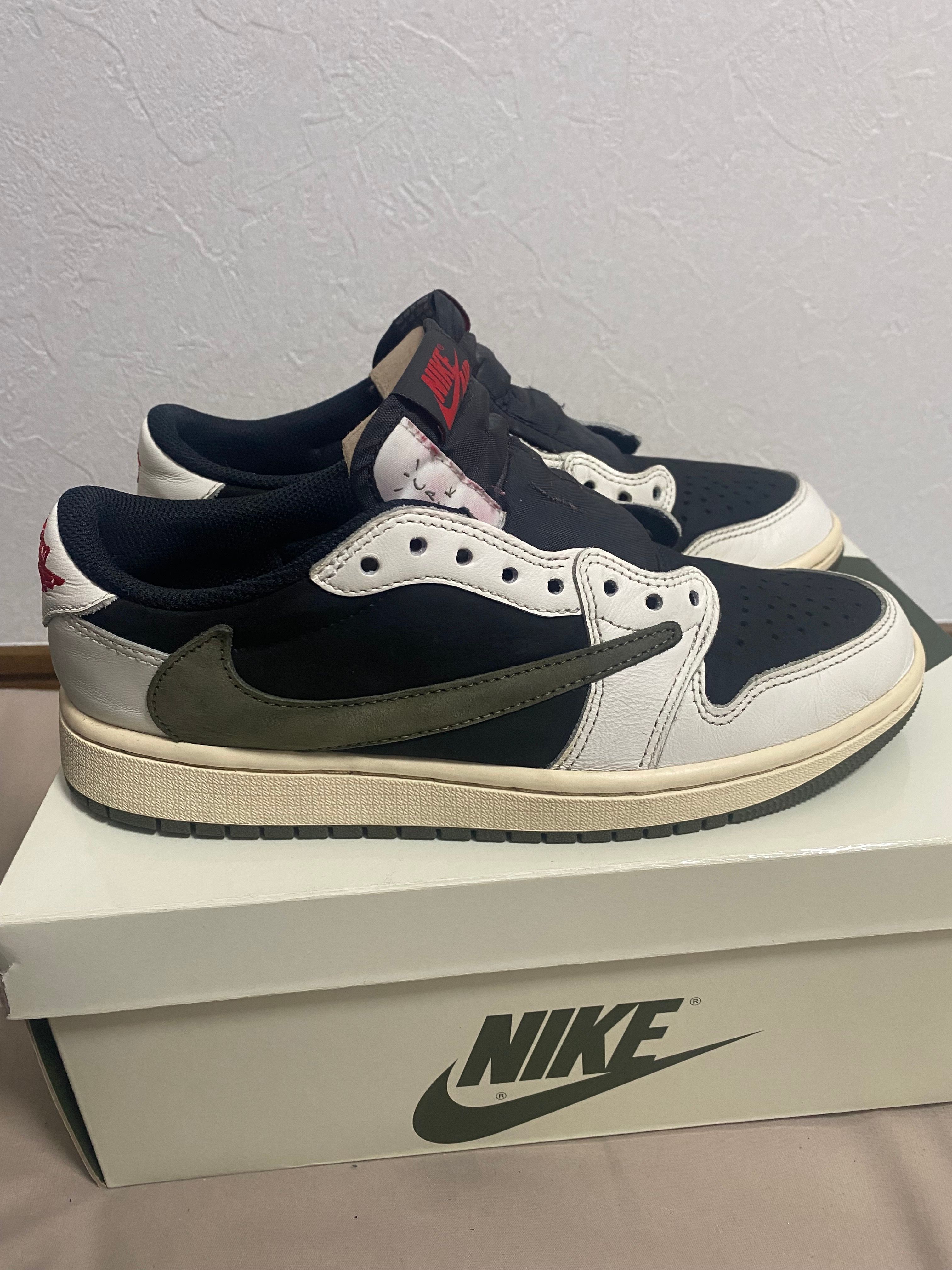 Travis Scott × Nike Women's Air Jordan 1 Low OG "Medium Olive"