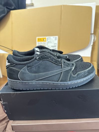 Travis Scott × Nike Air Jordan 1 Low OG SP "Black Phantom"