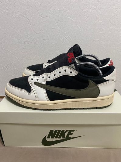 Travis Scott × Nike Women's Air Jordan 1 Low OG "Medium Olive"