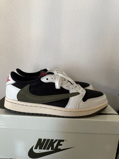 Travis Scott × Nike Women's Air Jordan 1 Low OG "Medium Olive"