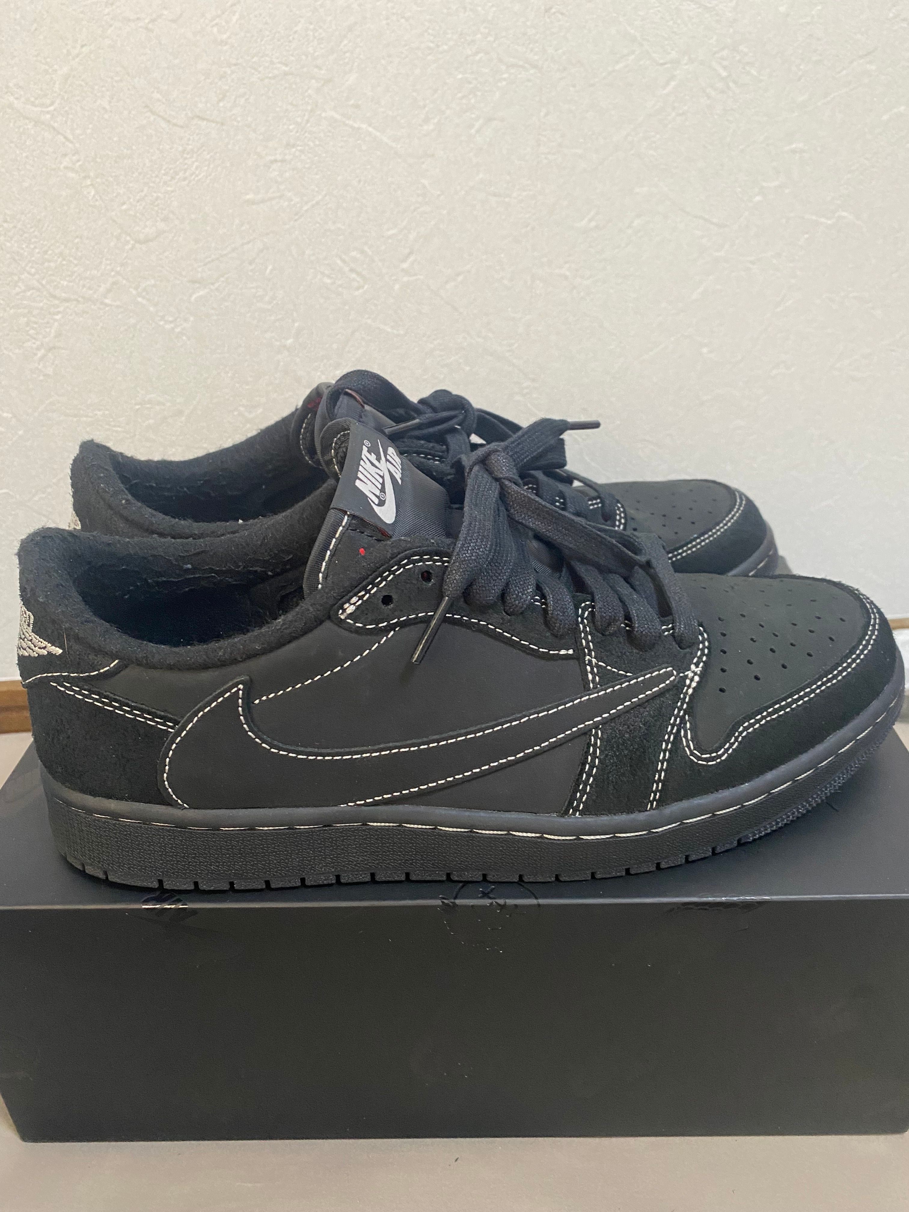 Travis Scott × Nike Air Jordan 1 Low OG SP "Black Phantom"