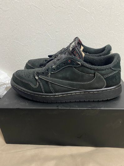 Travis Scott × Nike Air Jordan 1 Low OG SP "Black Phantom"
