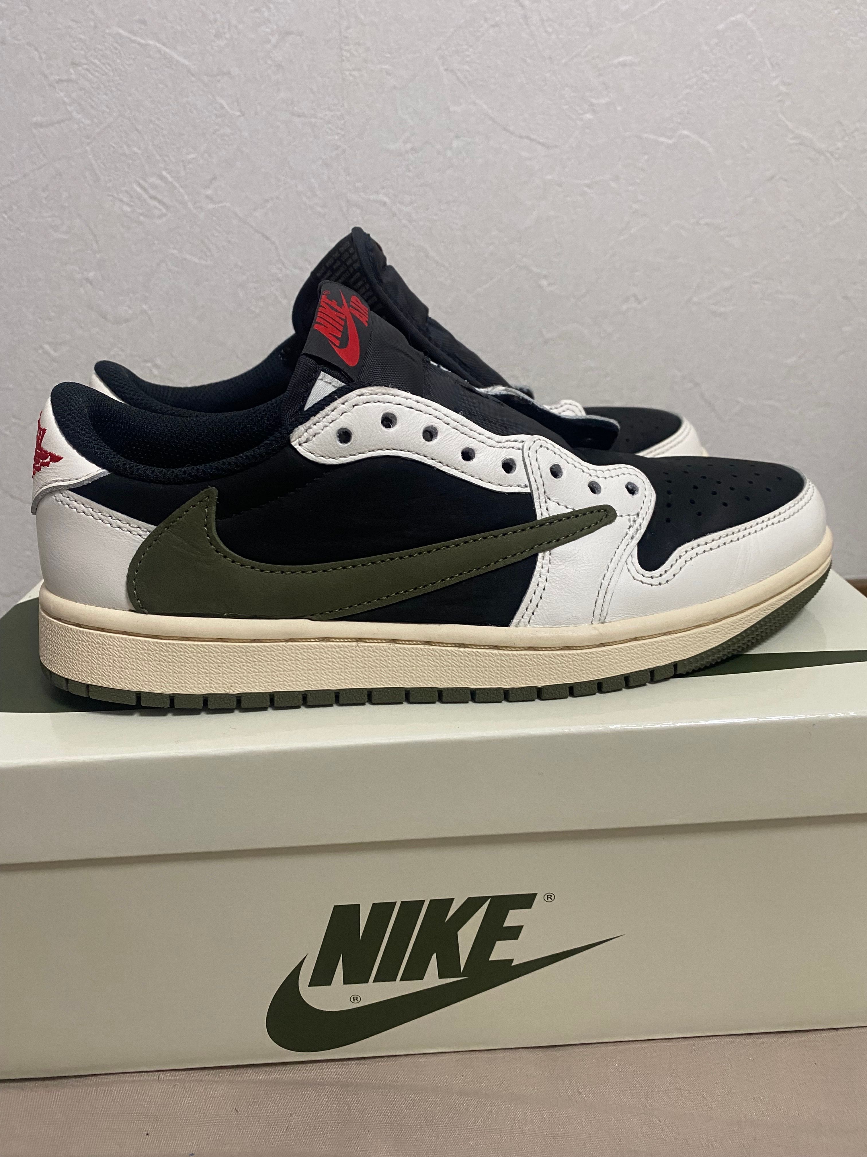 Travis Scott × Nike Women's Air Jordan 1 Low OG "Medium Olive"