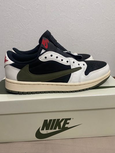 Travis Scott × Nike Women's Air Jordan 1 Low OG "Medium Olive"
