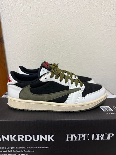 Travis Scott × Nike Women's Air Jordan 1 Low OG "Medium Olive"