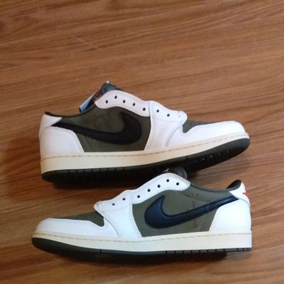 Travis Scott × Nike Air Jordan 1 Low OG SP "Reverse Olive"