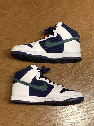 Nike Dunk High EMB "College Navy"