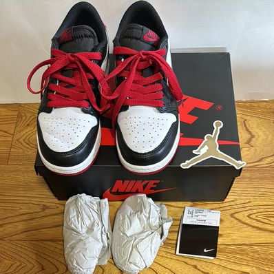 Nike GS Air Jordan 1 Retro Low OG "Black Toe"
