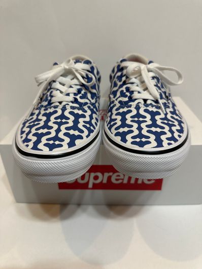 Supreme × Vans Monogram S Logo Skate ERA "Blue"