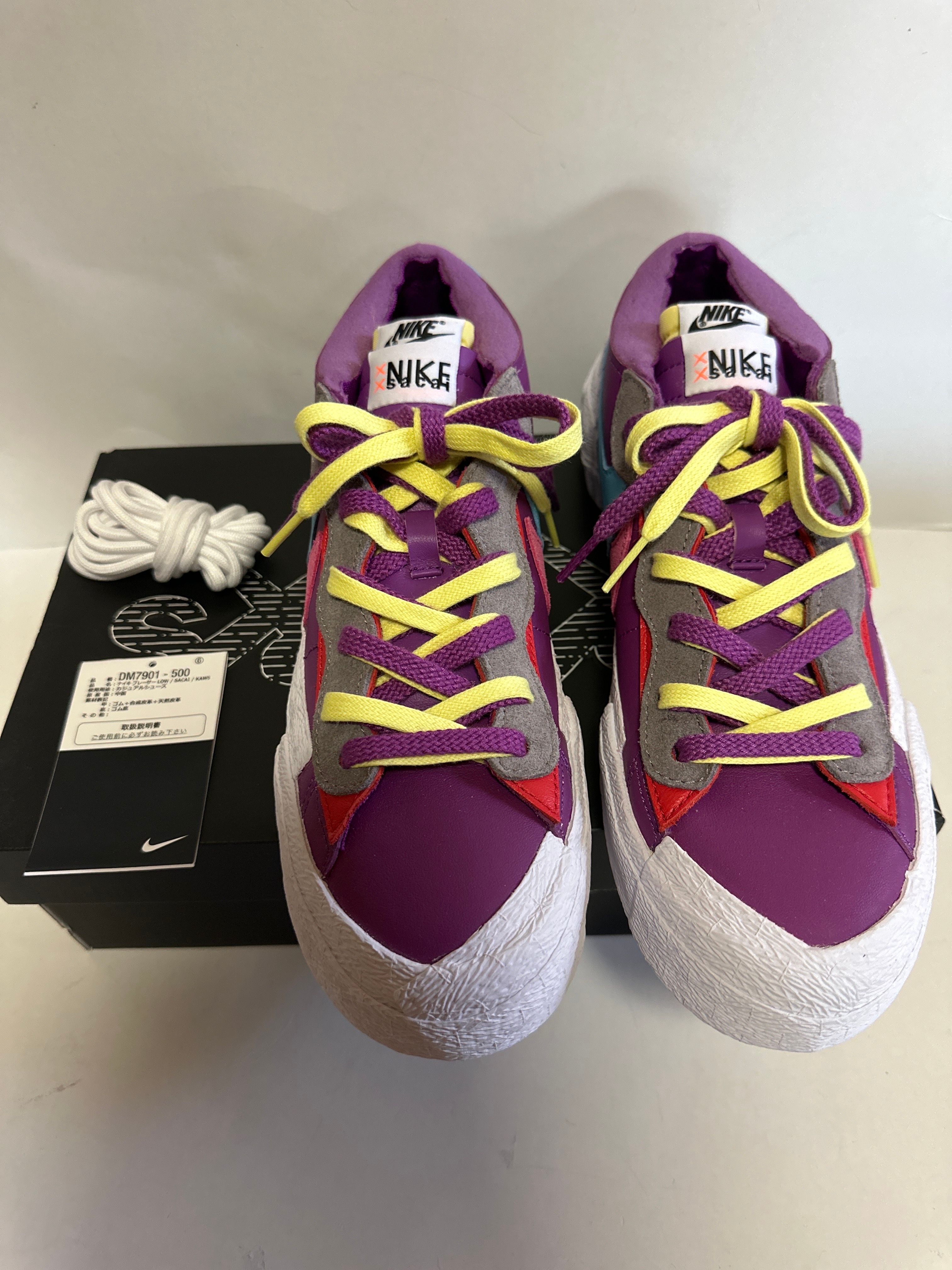 KAWS × sacai × Nike Blazer Low "Purple Dusk"