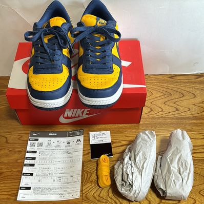 Nike Terminator Low "University Gold and Navy/Michigan"