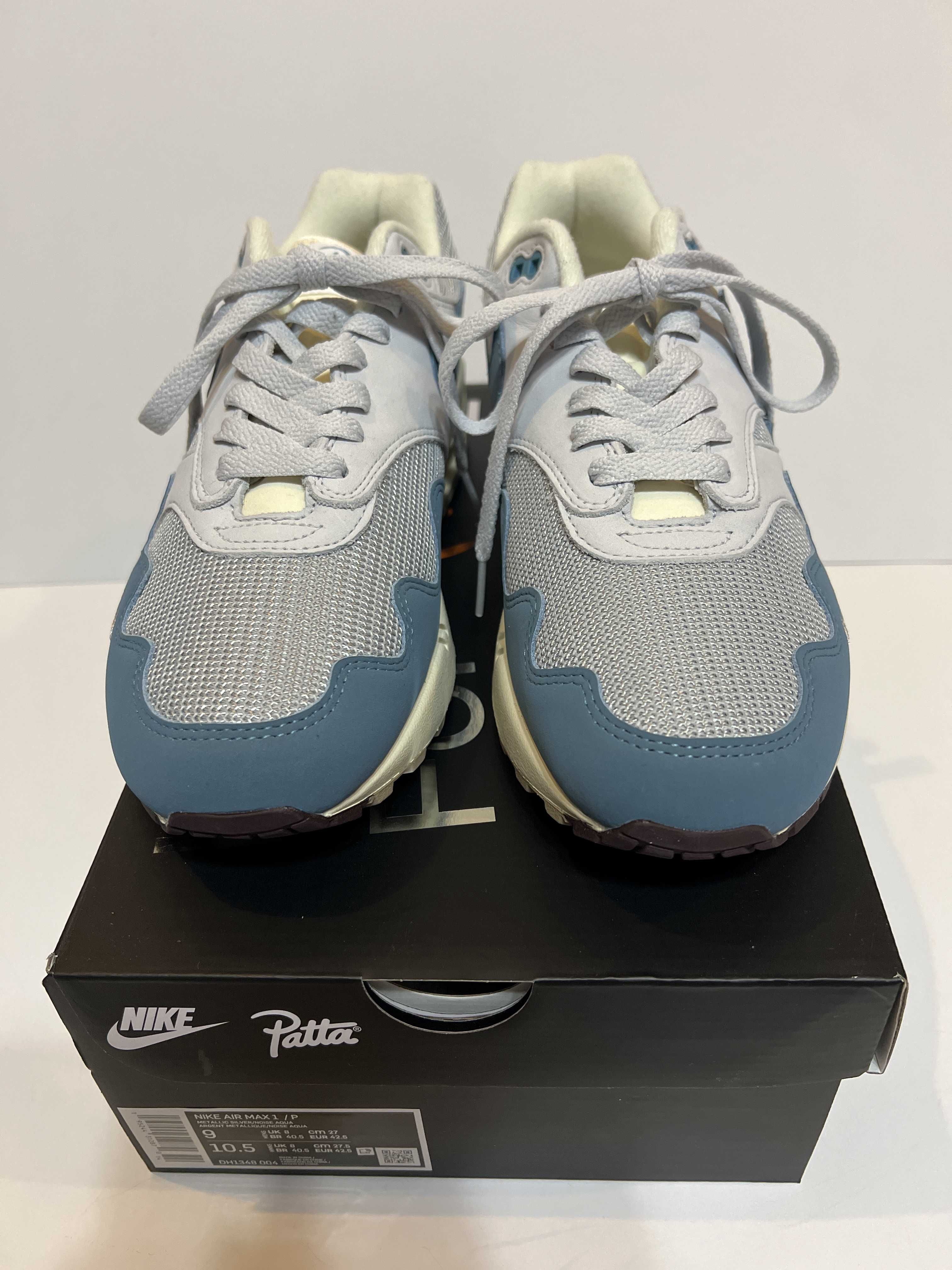 Patta × Nike Air Max 1 "Noise Aqua"