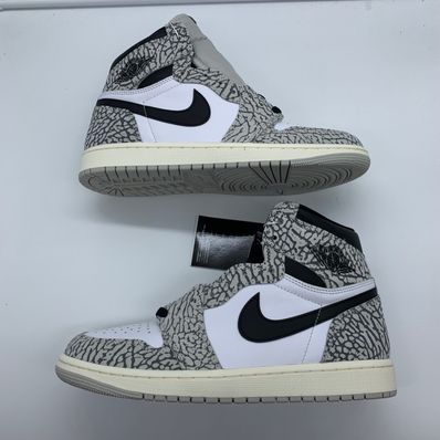 Nike Air Jordan 1 High OG "White Cement/Safari"