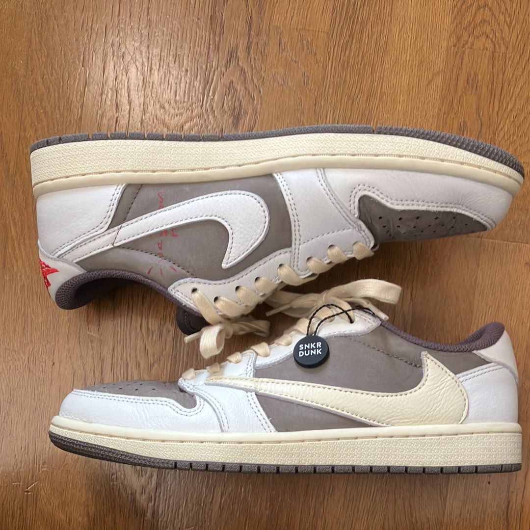 Travis Scott × Nike Air Jordan 1 Low OG SP "Reverse Mocha/Sail and Ridgerock"