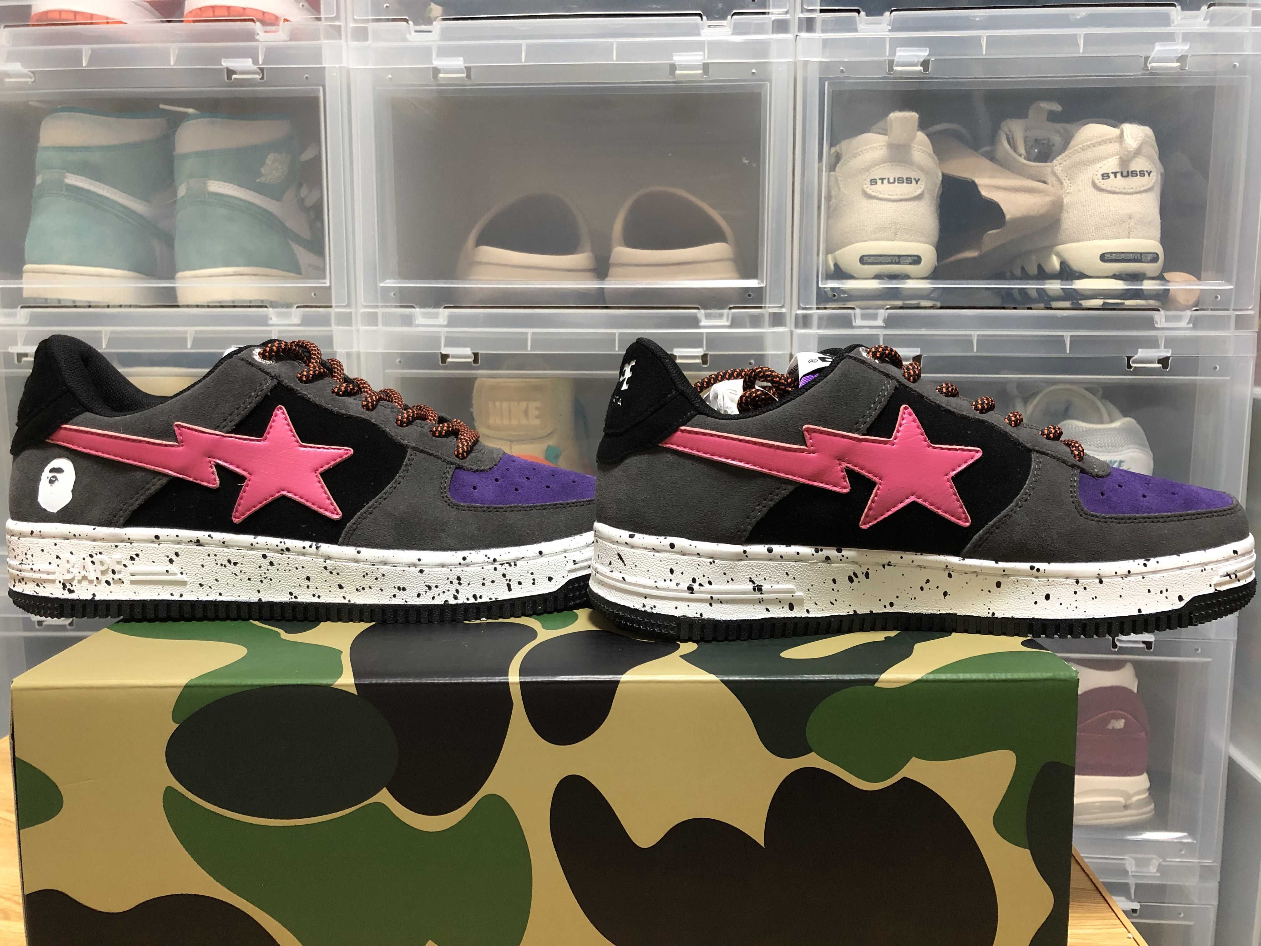 A BATHING APE®︎ BAPE STA "Black/Gray"