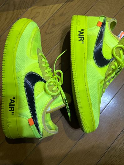 Off-White × Nike Air Force 1 Low "Volt"