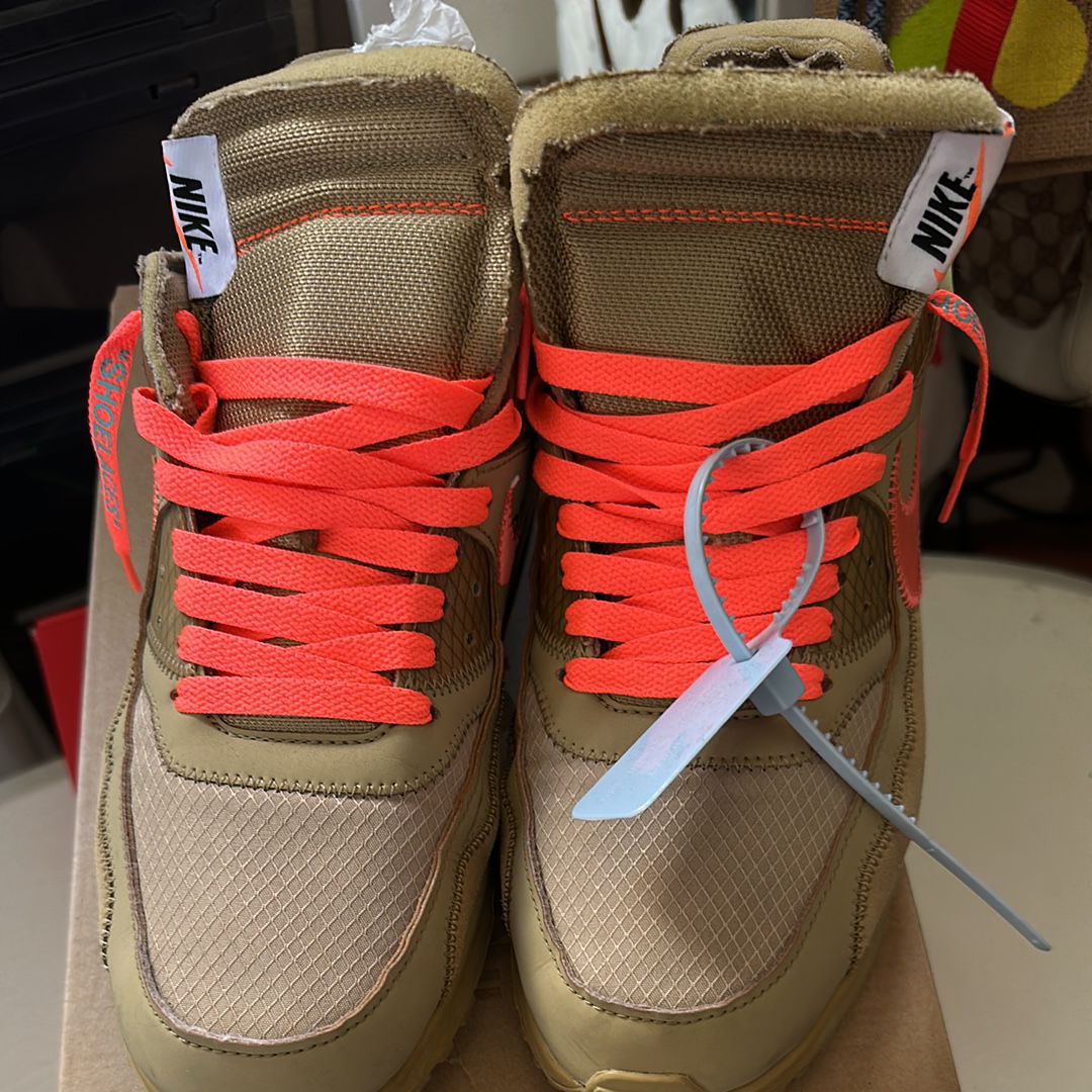 Off-White × Nike Air Max 90 "Desert Ore"