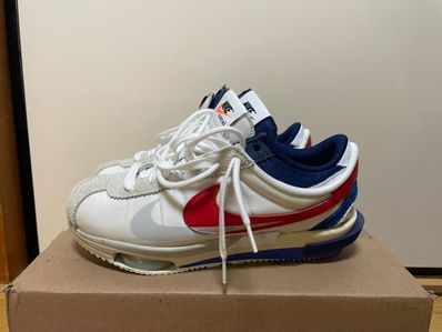 sacai × Nike Zoom Cortez "White and University Red"