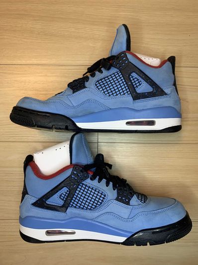 Travis Scott × Nike Air Jordan 4 Retro Cactus Jack "University Blue"