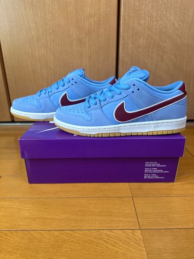 Nike SB Dunk Low Pro "Philadelphia Phillies/Valor Blue and Team Maroon"